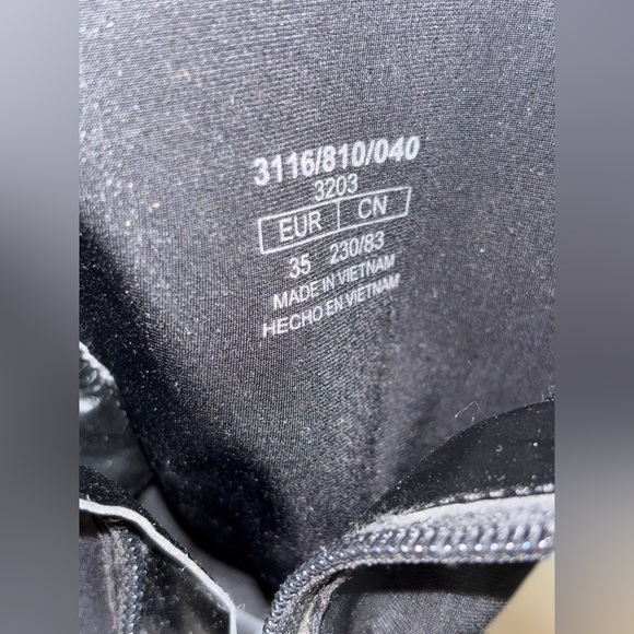 Zara Chunky Lug Sock Ankle Pull-On Boot Punk Rock‎ Edgy Grunge Gothic Moto Sz 35 - Picture 3 of 11